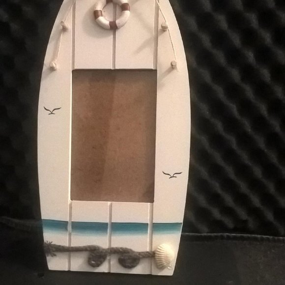 VINTAGE NAUTICAL FISHERMAN BOAT PHOTO PICTURE FRAME - Picture 2 of 10